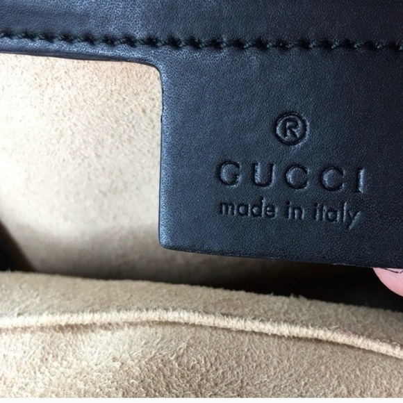 Gucci Beige and Brown Bee Pattern Backpack - Picture 14 of 14